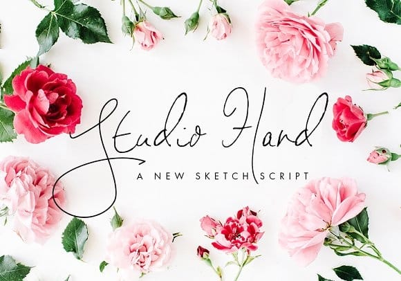 Studio Hand A New Handwritten Font