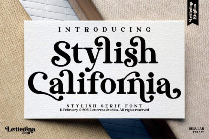 Stylish California Font