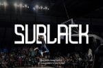 Sublack Font