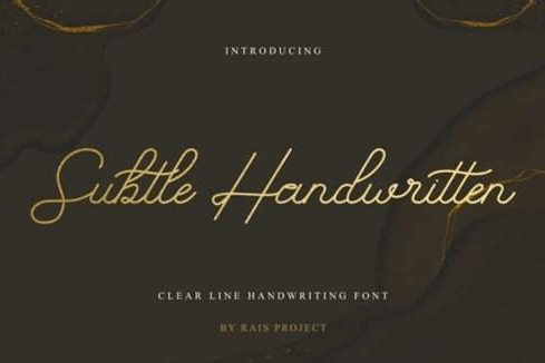 Subtle Font