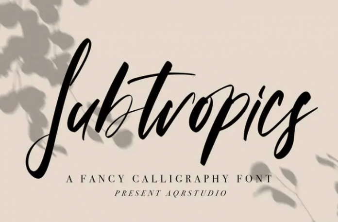 Subtropics - Fancy Calligraphy Font