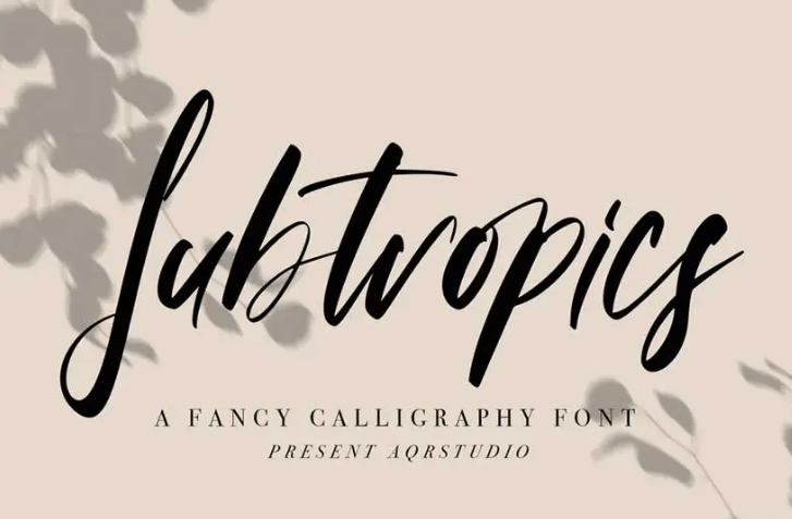 Subtropics - Fancy Calligraphy Font