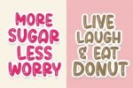 Sugar Donut Crafty Font