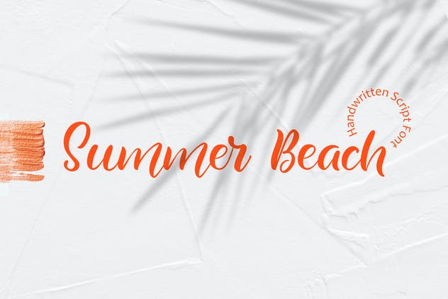 Summer Beach Handwritting Font