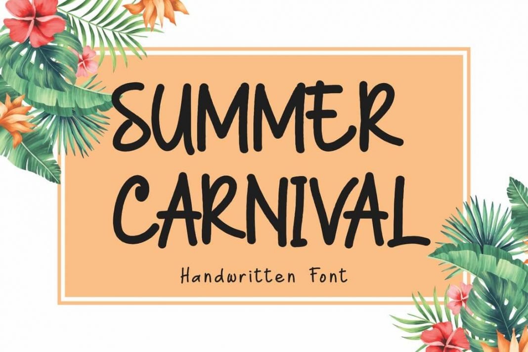 Summer Carnival - Handwritten Font