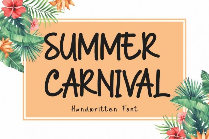 Summer Carnival - Handwritten Font