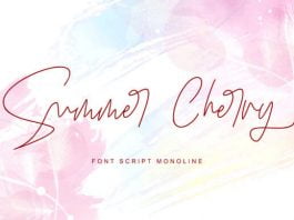 Summer Cherry Font