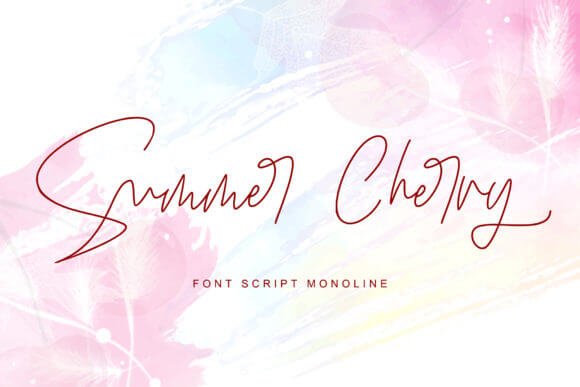 Summer Cherry Font