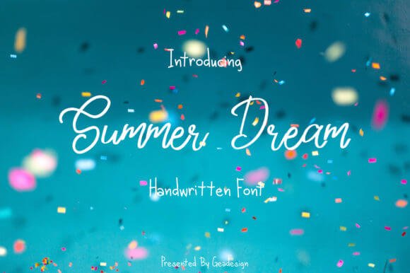 Summer Dream Font