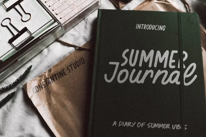 Summer Journal Font