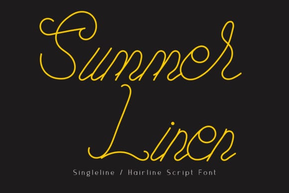 Summer Linen Font
