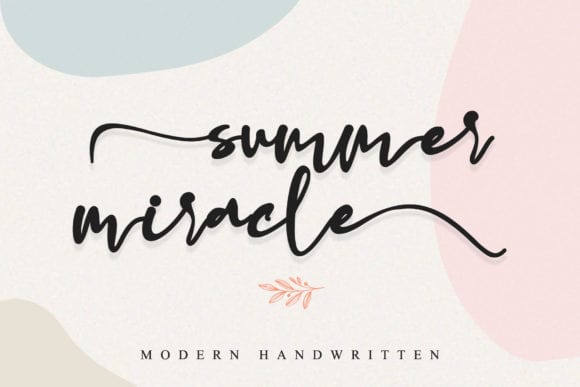 Summer Miracle Font