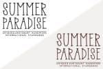 Summer Paradise Font