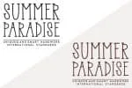 Summer Paradise Font