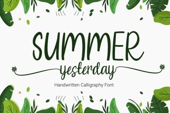 Summer Yesterday Font