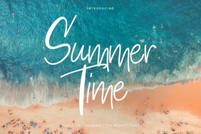 Summertime - Thin Casual Script Font