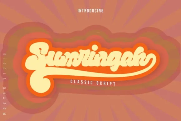 Sumringah Font