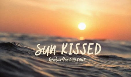 Sun Kissed - Handwritten Duo Font
