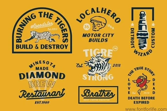 Sunborn Font Family