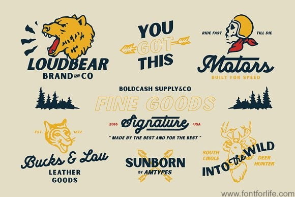 Sunborn Font Family