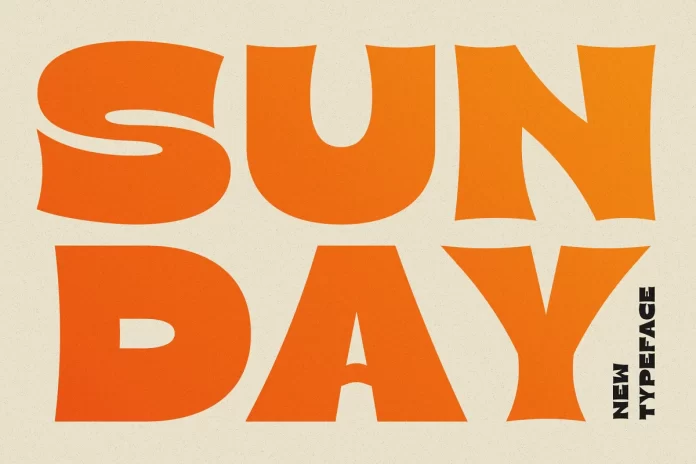 Sunday - Bold & Beautiful Font