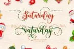 Sunday Christmas Font