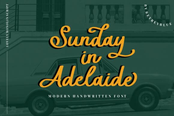 Sunday in Adelaide Font