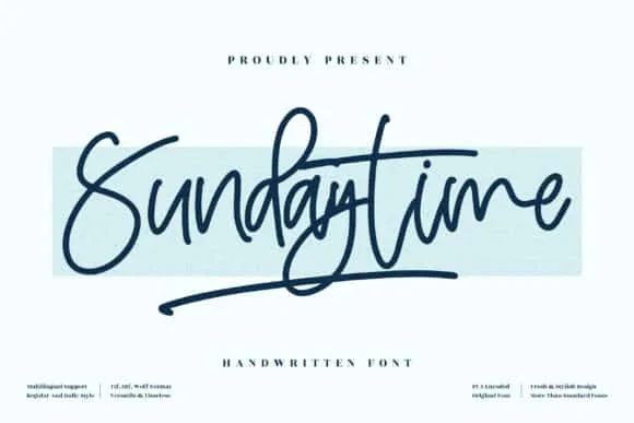 Sundaytime Font