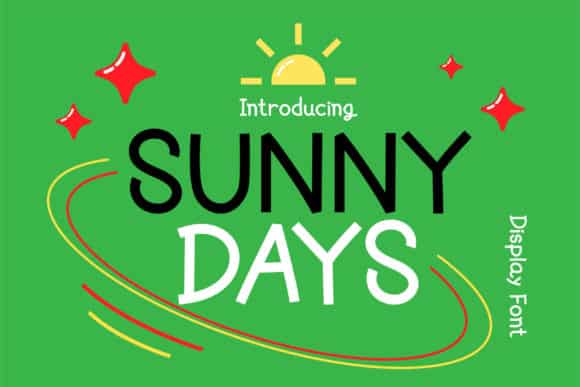 Sunny Days Font