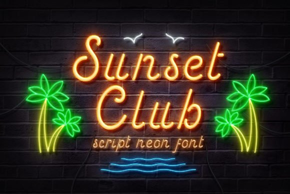 Sunset Club Font