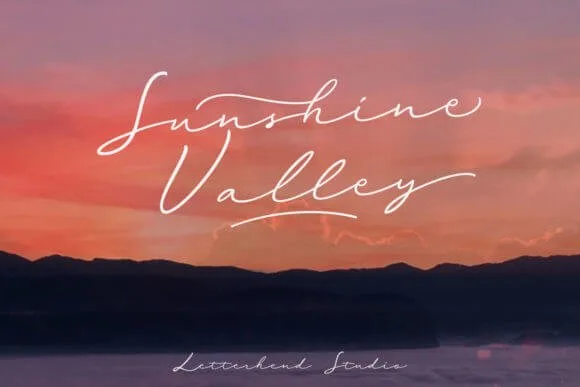 Sunshine Valley Font