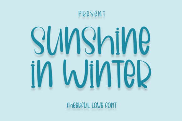 Sunshine in Winter Font