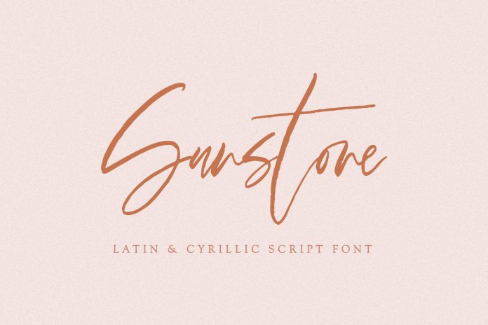 Sunstone Cyrillic & Latin Font