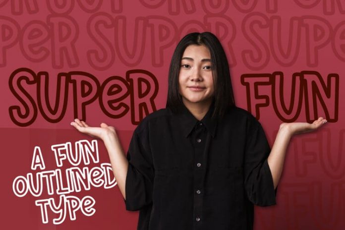 Super Fun - A Fun Outline Typeface