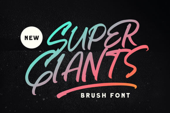 Super Giants Font