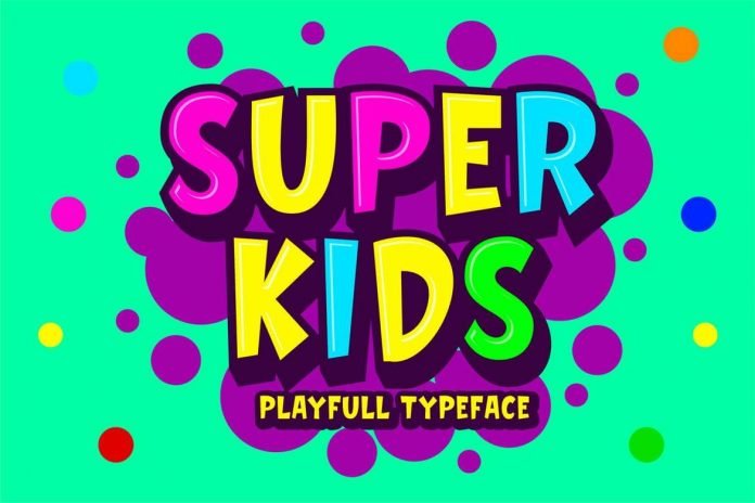 Super Kids - Playfull Typeface