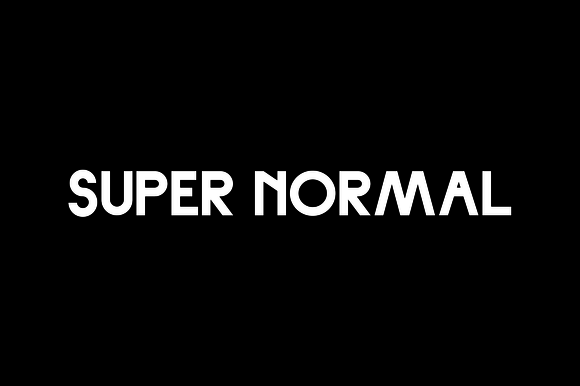 Super Normal Font
