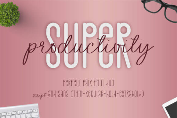 Super Productivity Font