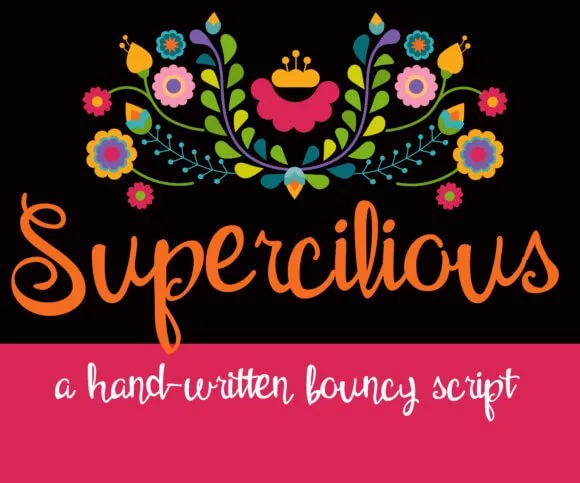 Supercilious Font