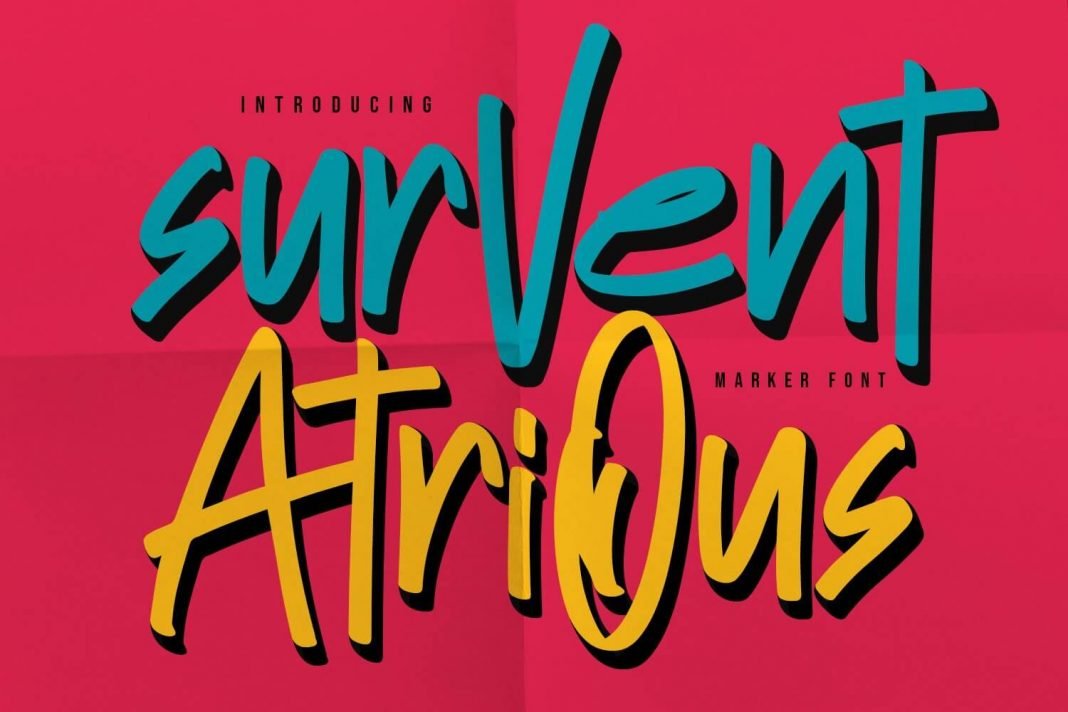 Survent Atrious Marker Font