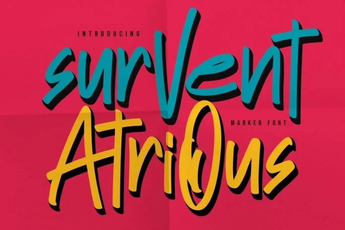 Survent Atrious Marker Font