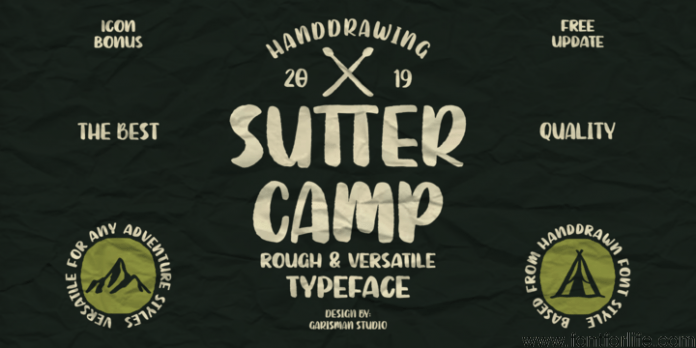 Sutter Camp Font