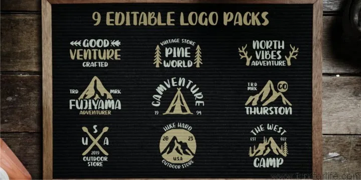 Sutter Camp Font
