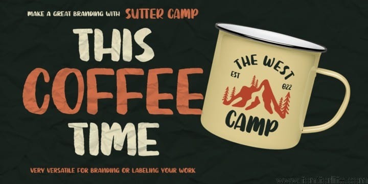 Sutter Camp Font