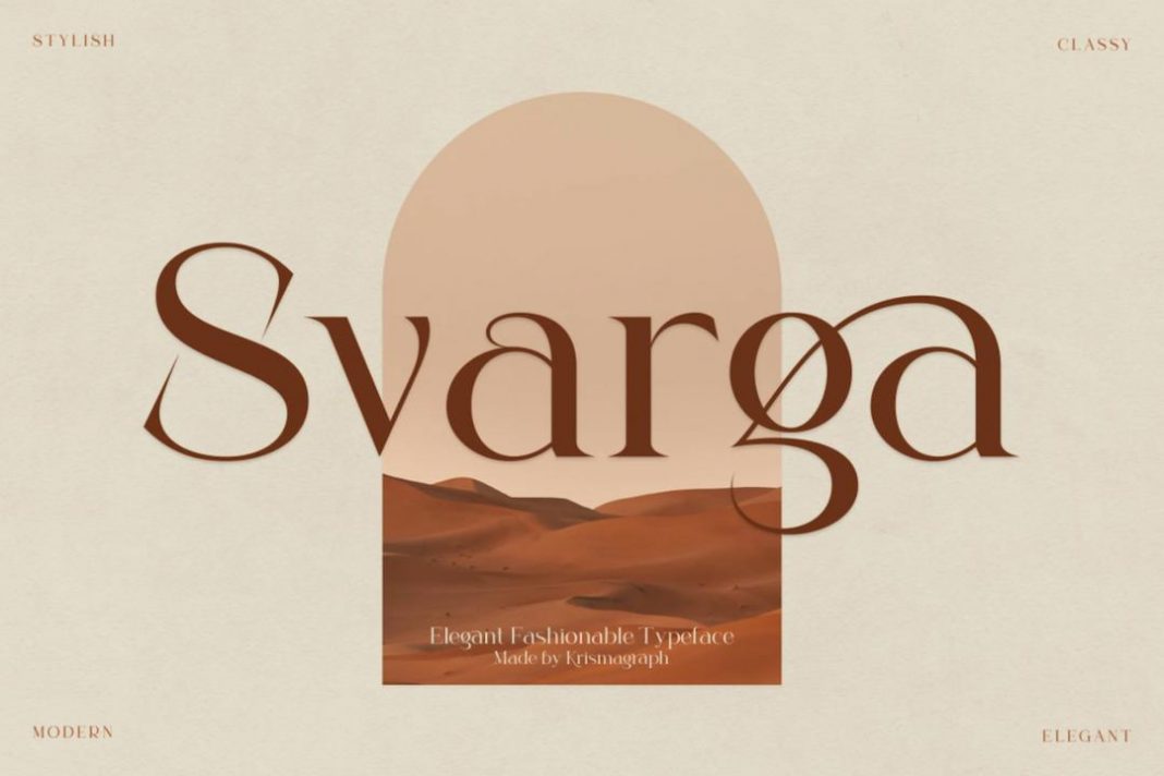 Svarga Font Svarga Font