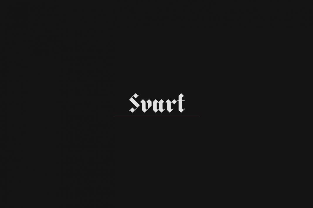 Svart Font