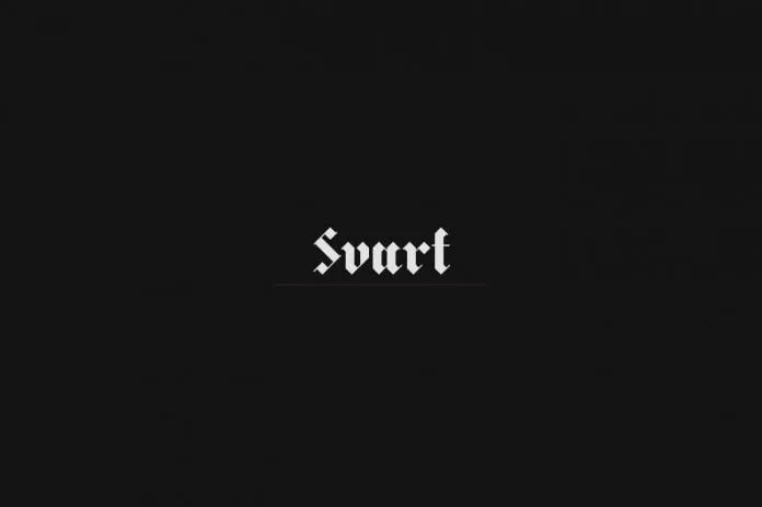 Svart Font