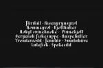 Svart Font