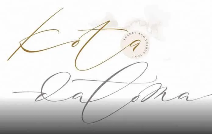 Kota Datoma - Luxury & Unique Font