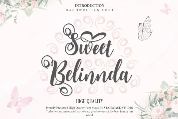 Sweet Belinnda Font
